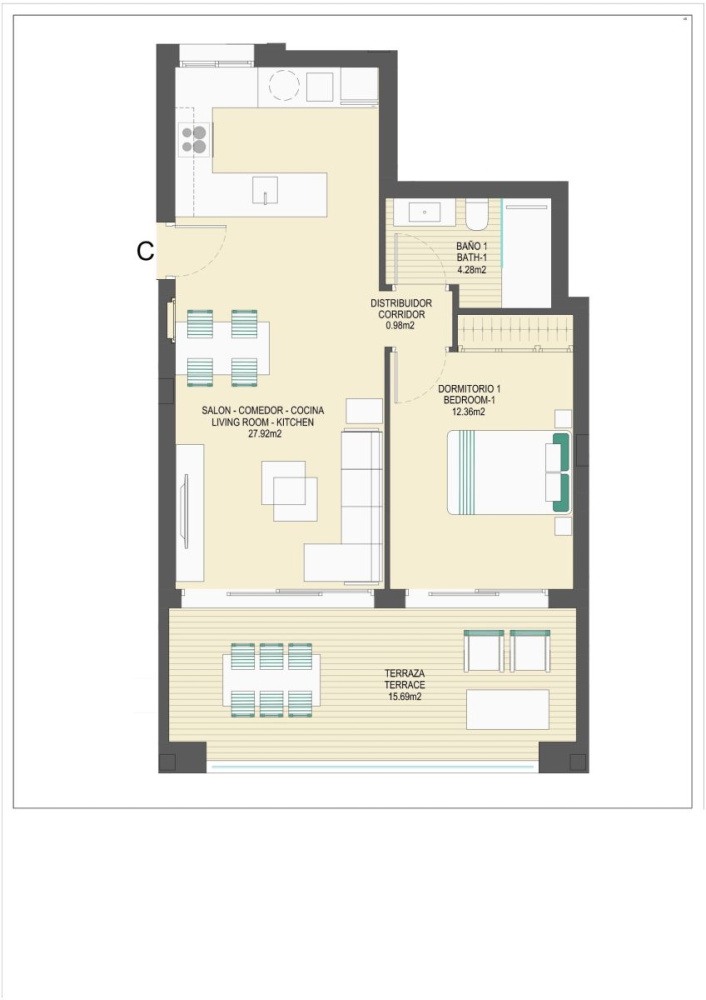 Nowoczesny apartament na Costa del Sol - 15660314