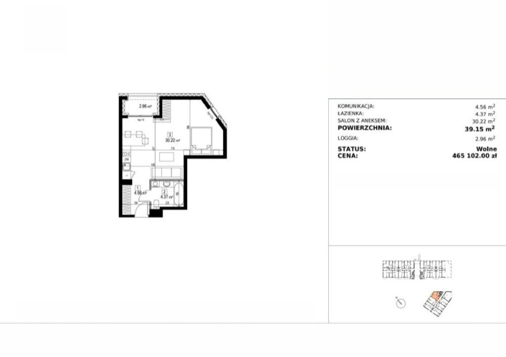 Przestronna kawale w centrum Zielonej Góry - 15990314