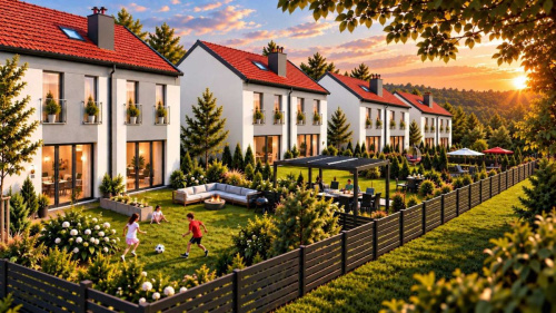 Atrakcyjne bezczynszowe apartamenty z ogródkiem